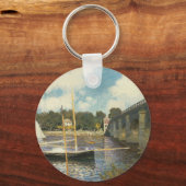 De snelwegbrug bij Argenteuil van Claude Monet Sleutelhanger (Voorkant)