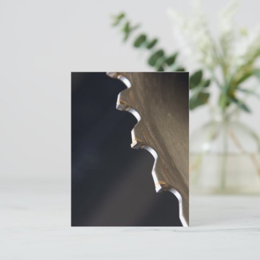 De snijkant briefkaart (Staand voorkant)