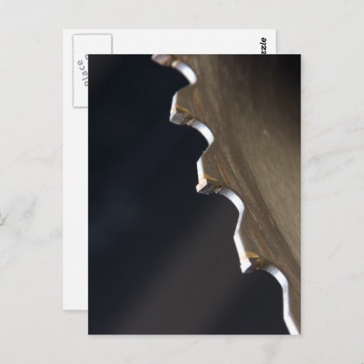 De snijkant briefkaart (Voorkant / Achterkant)