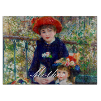 De snijplank voor moeder en kind van Renoir