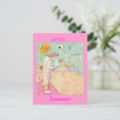 De Snoep Striper en haar patiënt Briefkaart (Staand voorkant)