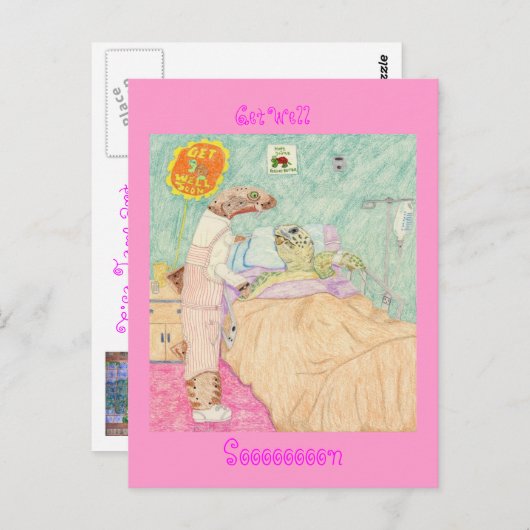 De Snoep Striper en haar patiënt Briefkaart (Voorkant / Achterkant)