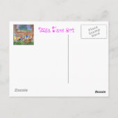 De Snoep Striper en haar patiënt Briefkaart (Achterkant)