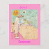 De Snoep Striper en haar patiënt Briefkaart (Voorkant)