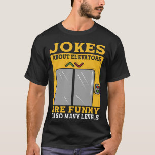 De snoepjes over liften zijn grappig op zoveel niv t-shirt