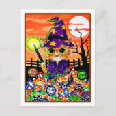 De snoepjes spellen briefkaart (Voorkant)