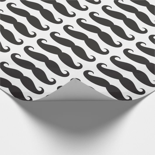 De snor cadeaupapier (Hoek)