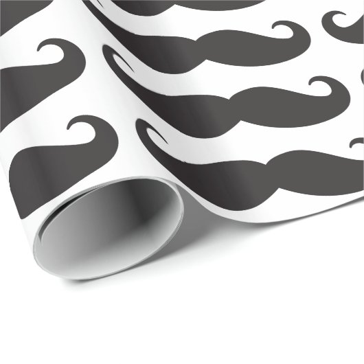 De snor cadeaupapier (Rol Hoek)