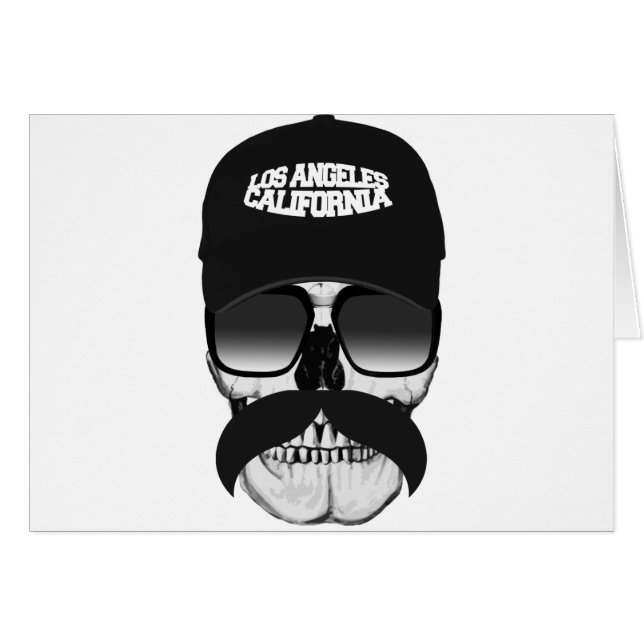 De snor Californië van de schedel (Voorkant Horizontaal)