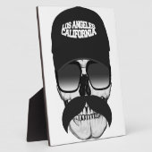 De snor Californië van de schedel Fotoplaat (Zijkant)