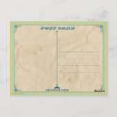 De snor dankt u Briefkaart (Achterkant)