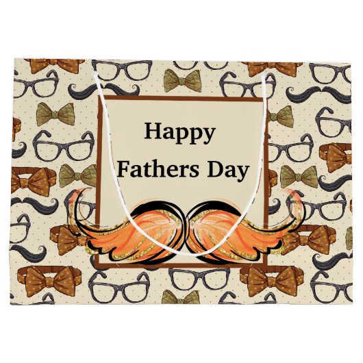 De  snor groot cadeauzakje (Achterkant)