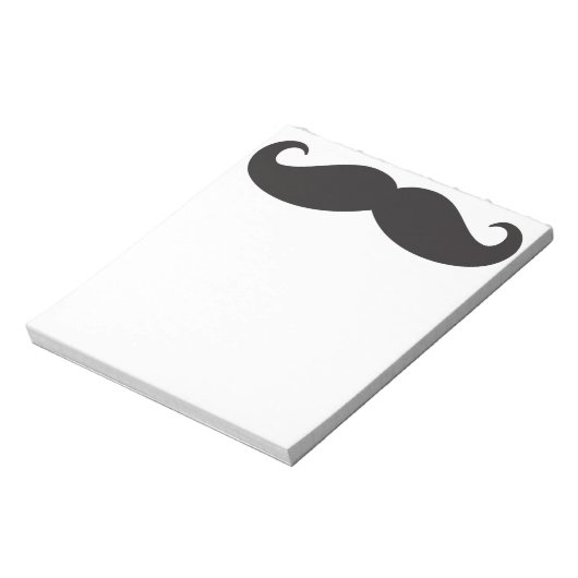 De snor notitieblok (Linkerzijde)