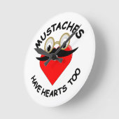 De snorren hebben ook Harten Ronde Klok (Hoek)