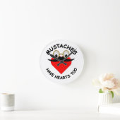 De snorren hebben ook Harten Ronde Klok (Huis)