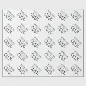 De snorren zijn Koel Cadeaupapier (Vlak)