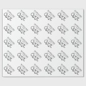 De snorren zijn Koel Cadeaupapier (Vlak)