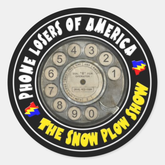 De Snow Plow Show Sticker (Voorkant)