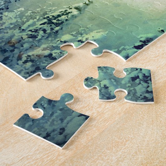 De Snowboarder: Lucht Legpuzzel (Zijkant)