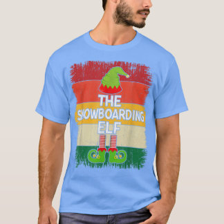 De Snowboarding Matching Group Kerstparty Pa T-shirt