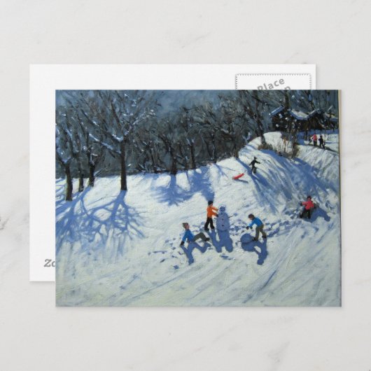 De Snowman 2 Briefkaart (Voorkant / Achterkant)