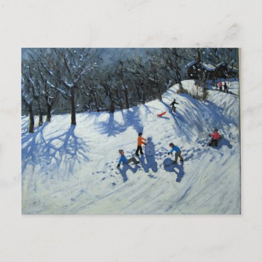 De Snowman 2 Briefkaart (Voorkant)