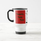 "De Snowman bevroeden" White Travel/Commuter Mok (Links)