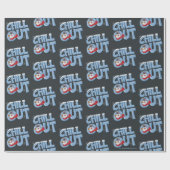 De Snowman™ bevuilen | Chill-out Cadeaupapier (Vlak)