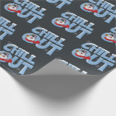 De Snowman™ bevuilen | Chill-out Cadeaupapier (Hoek)