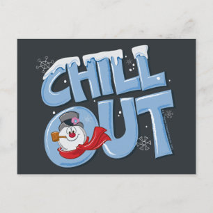 De Snowman™ bevuilen   Chill-out Feestdagenkaart