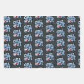 De Snowman™ bevuilen | Chill-out Inpakpapier Vel (Voorkant)