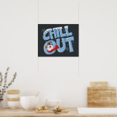 De Snowman™ bevuilen | Chill-out Poster (Keuken)