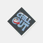 De Snowman™ bevuilen | Chill-out Servet (Hoek)