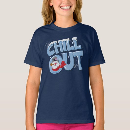 De Snowman™ bevuilen | Chill-out T-shirt (Voorkant)