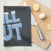 De Snowman™ bevuilen | Chill-out Theedoek (Quarter Fold)