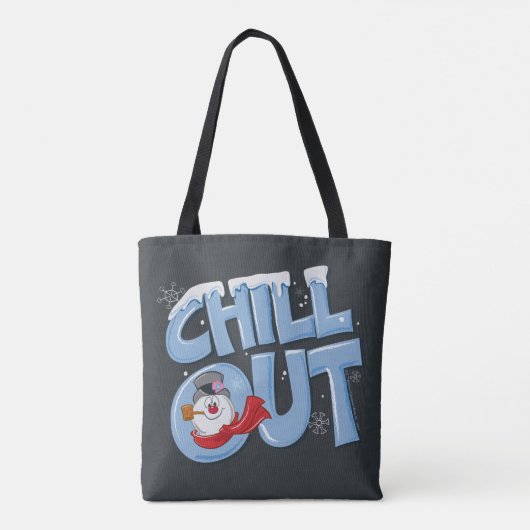 De Snowman™ bevuilen | Chill-out Tote Bag (Achterkant)