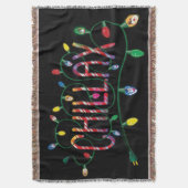 De Snowman™ bevuilen | "Chillax"-vakantielichten Deken (Voorkant Verticaal)