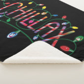 De Snowman™ bevuilen | "Chillax"-vakantielichten Sherpa Deken (3/4)