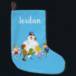 De Snowman™ bevuilen | Frosty & Children Pspelen Kleine Kerstsok<br><div class="desc">Kijk eens naar de schattige groep schoolkinderen die rondspeelden van Frosty the Snowman!</div>