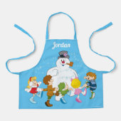 De Snowman™ bevuilen | Frosty & Children Pspelen Schort (Voorkant)