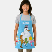 De Snowman™ bevuilen | Frosty & Children Pspelen Schort (Insitu)