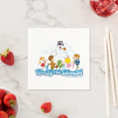 De Snowman™ bevuilen | Frosty & Children Pspelen Servet (Insitu)