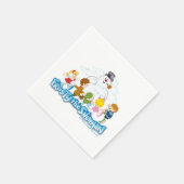 De Snowman™ bevuilen | Frosty & Children Pspelen Servet (Hoek)