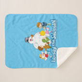 De Snowman™ bevuilen | Frosty & Children Pspelen Sherpa Deken (Voorkant (horizontaal))