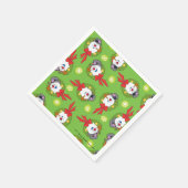 De Snowman™ bevuilen | Frosty Holiday Wreath Servet (Hoek)