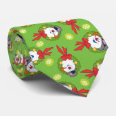 De Snowman™ bevuilen | Frosty Holiday Wreath Stropdas (Opgerold)