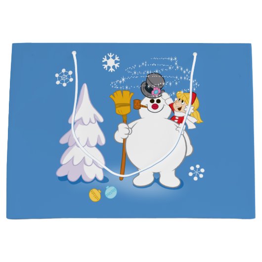 De Snowman™ bevuilen | Frosty & Karen Winter Fun Groot Cadeauzakje (Voorkant)