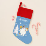 De Snowman™ bevuilen | Frosty & Karen Winter Fun Kerstsok<br><div class="desc">Bekijk Karen dat Frosty de Snowman tot leven brengt om de winter buiten samen te houden!</div>