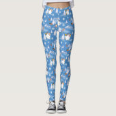 De Snowman™ bevuilen | Frosty & Karen Winter Fun Leggings (Voorkant)