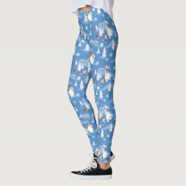 De Snowman™ bevuilen | Frosty & Karen Winter Fun Leggings